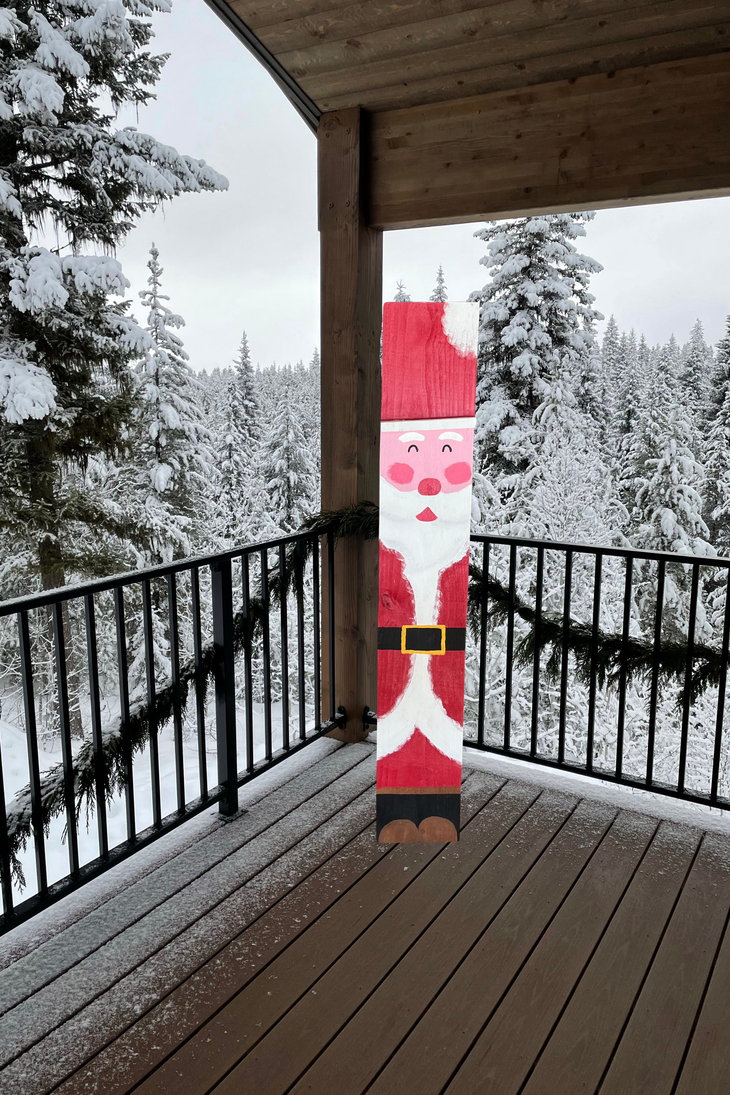 Santa Porch Leaner