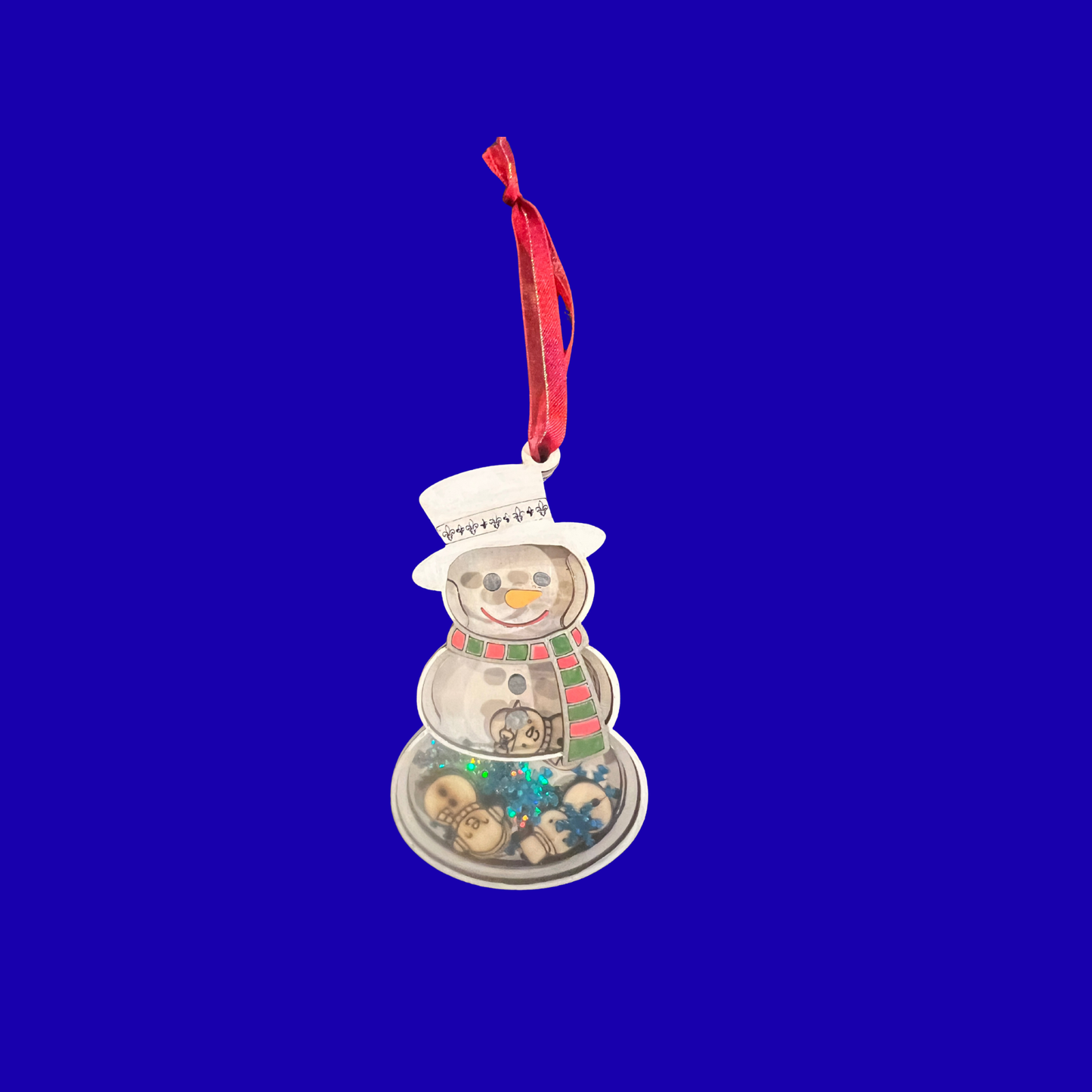Snowman Shaker Ornament