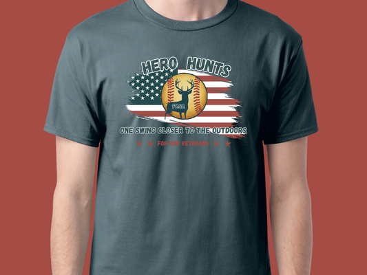 Adult Hero Hunt Tournament-Gildan Short Sleeve Adult Shirt     **Pick up Only at Softball field on May 17th!