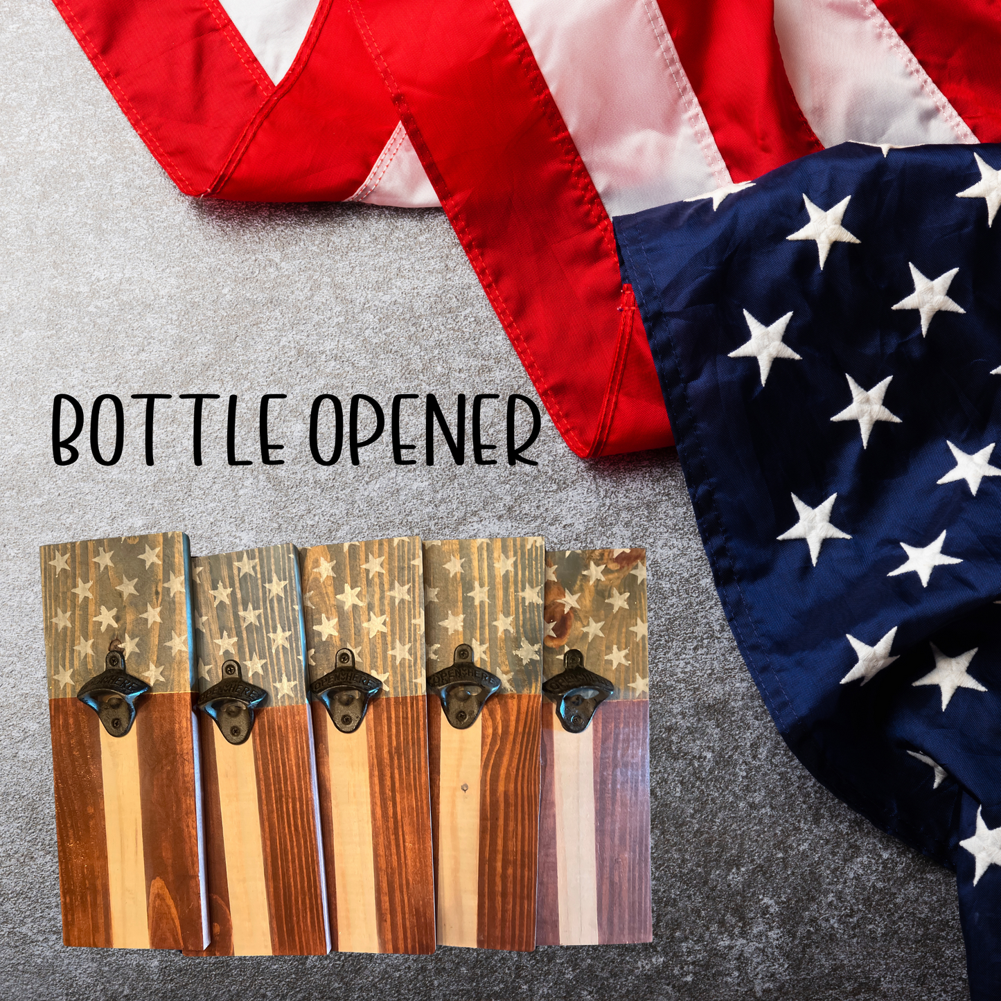 US Flag Bottle Opener